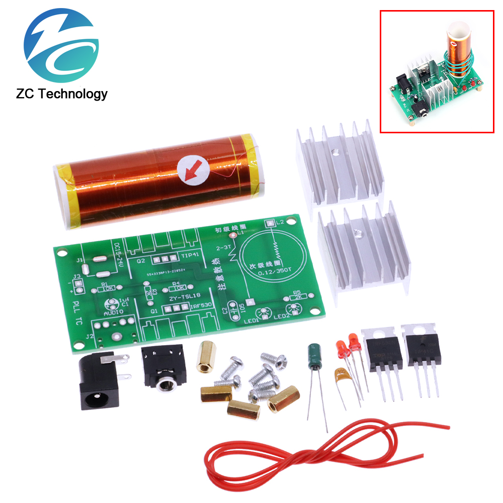 Diy Electronics Music - Tesla Coil DIY Electronic Kit Parts