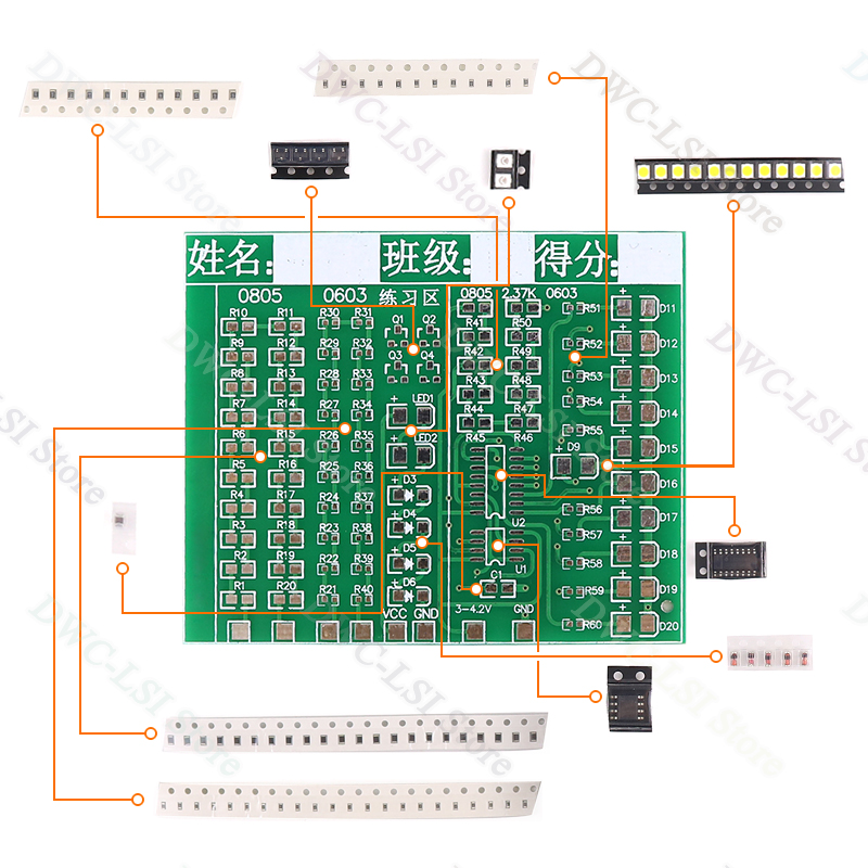 Class Kit Patch Components Wel - Diy Electronics Components Kit review and price