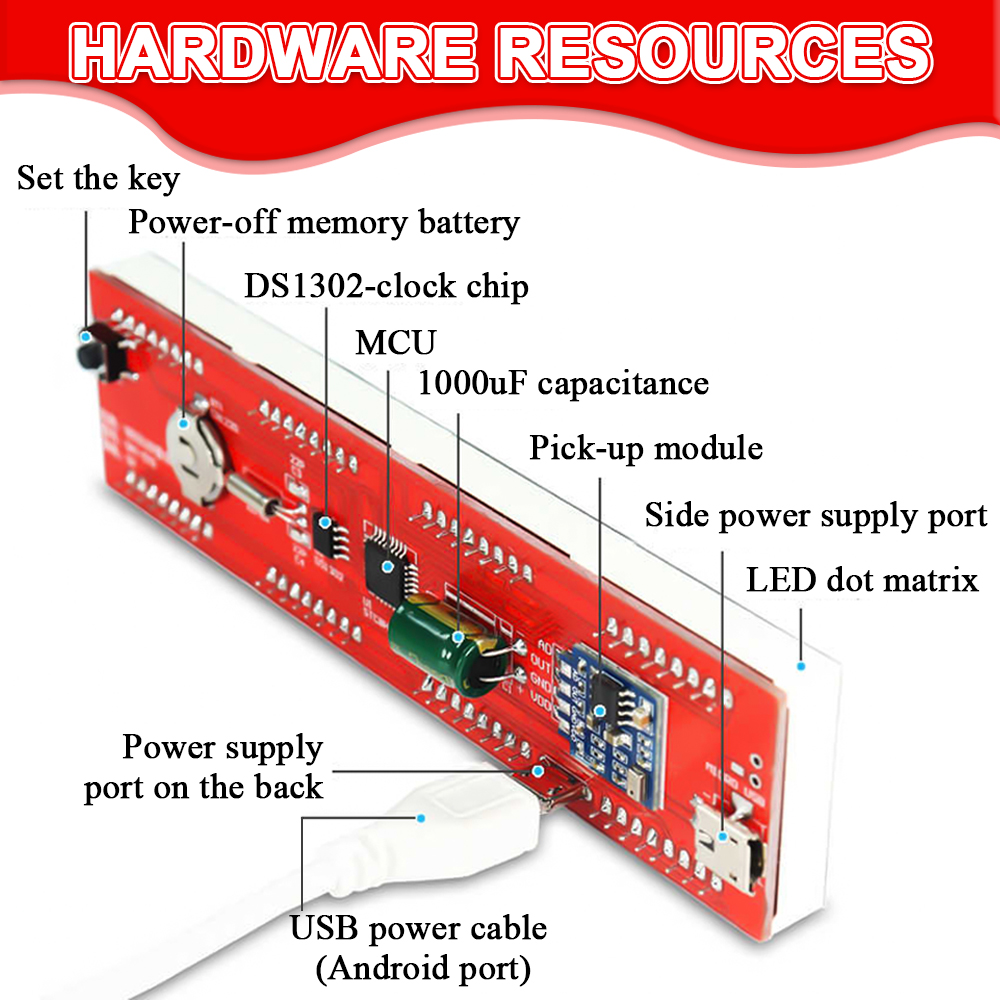 DIY LED Music Spectrum DS1302  - Diy Electronics Music review and price