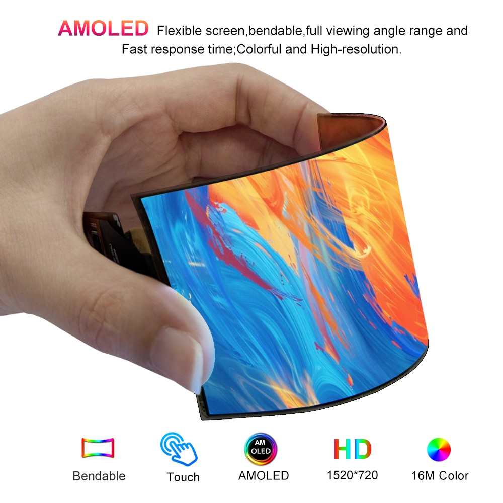 Wisecoco 5 Inch AMOLED Flexibl - Diy Wearable Electronics review and price