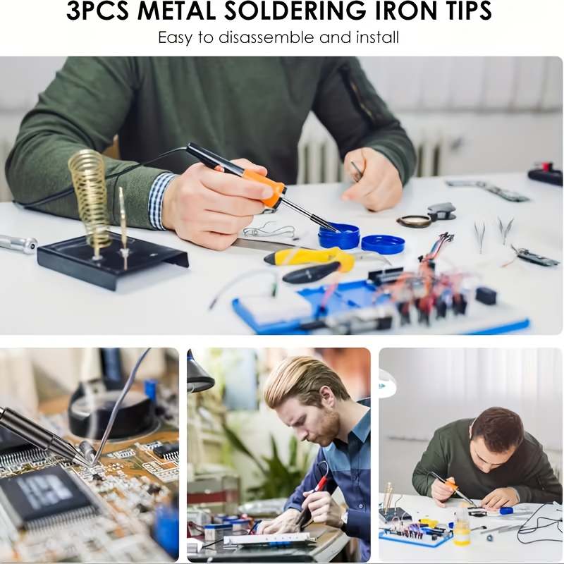 3Pcs Replaceable Soldering Iro - Flux Pen Electronics review and price