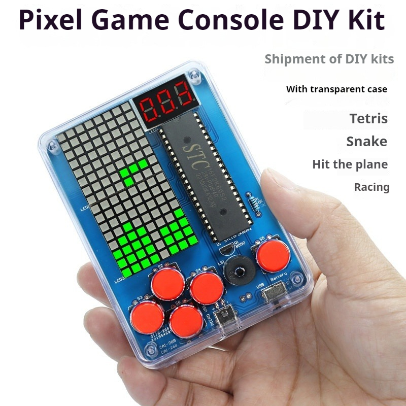 Pixel Game Machine Production  - Diy Wearable Electronics review and price