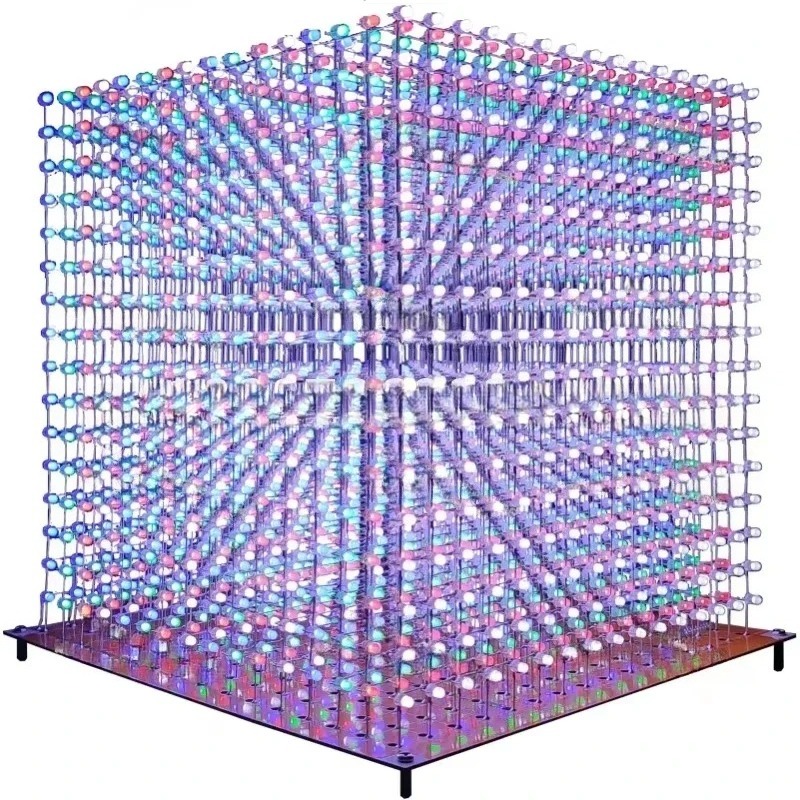 3 D16mini Light Cube Kit 16x16 - Diy With Electronics review and price