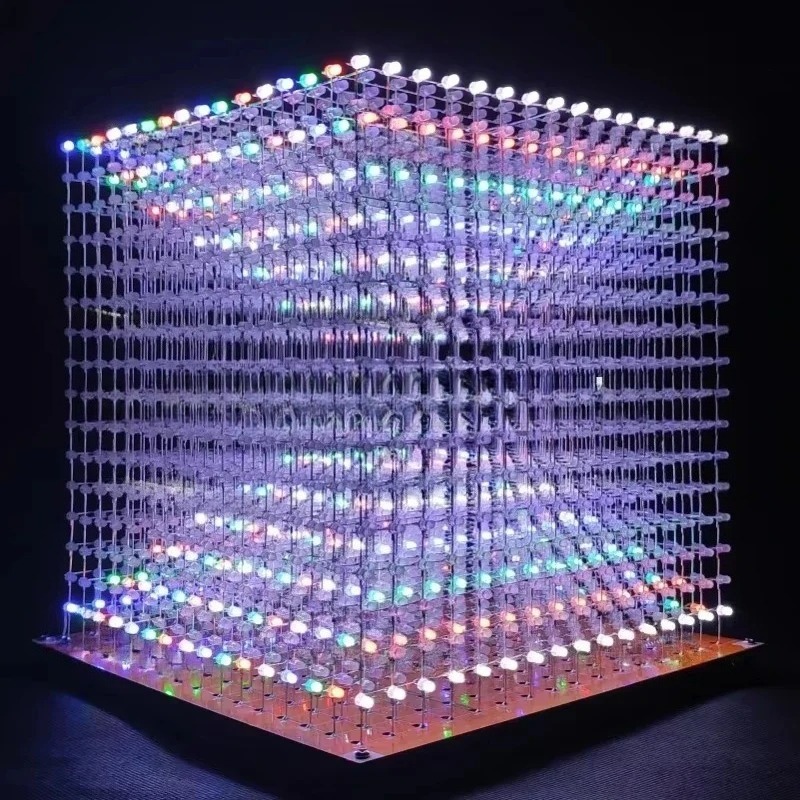 3 D16mini Light Cube Kit 16x16 - Diy With Electronics review and price