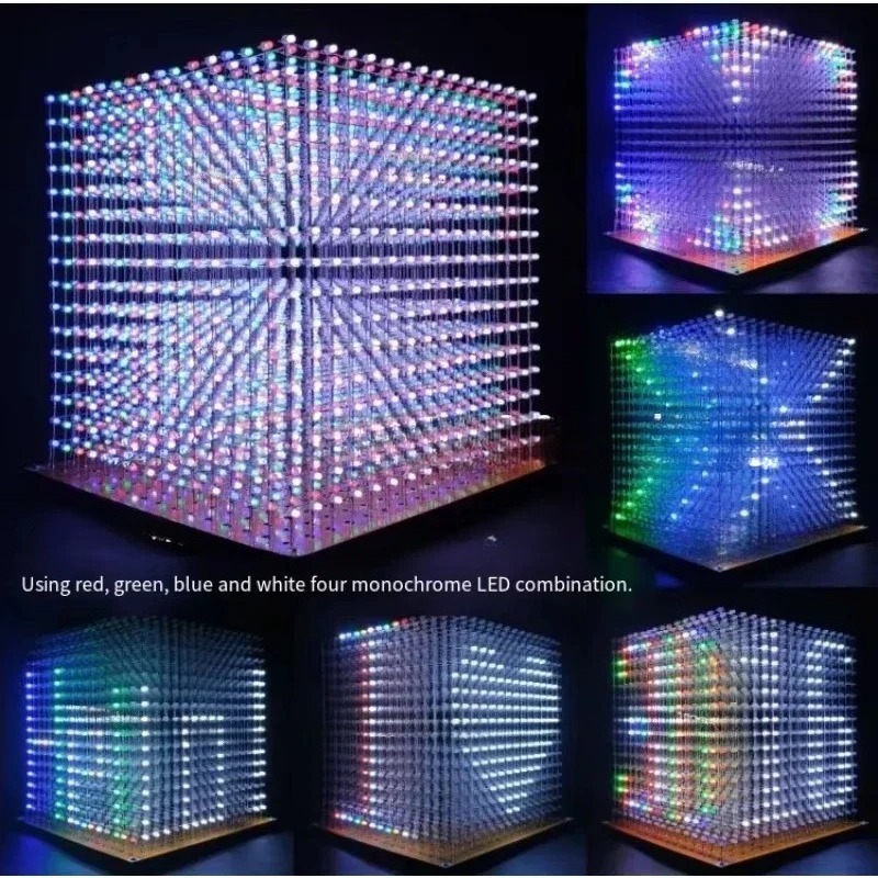 3 D16mini Light Cube Kit 16x16 - Diy With Electronics review and price