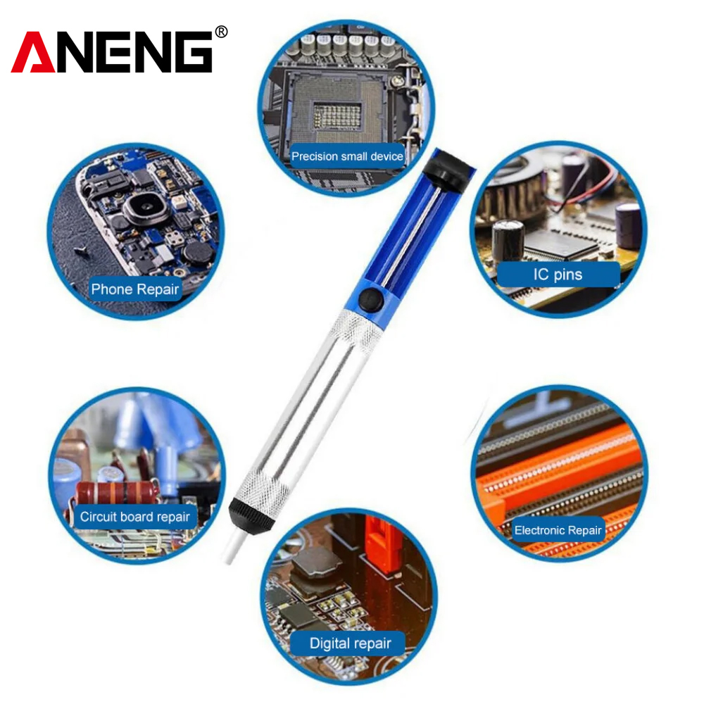 ANENG Desoldering Pump Iron De - Flux Pen Electronics review and price