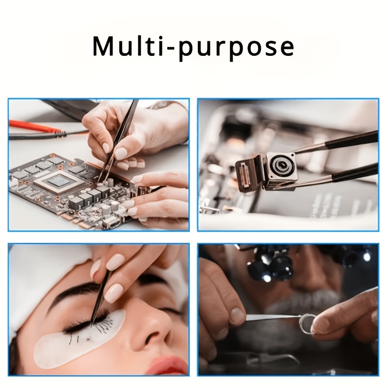 10Pcs ESD Anti‑Static Tweezers - Diy Electronics Components Kit review and price