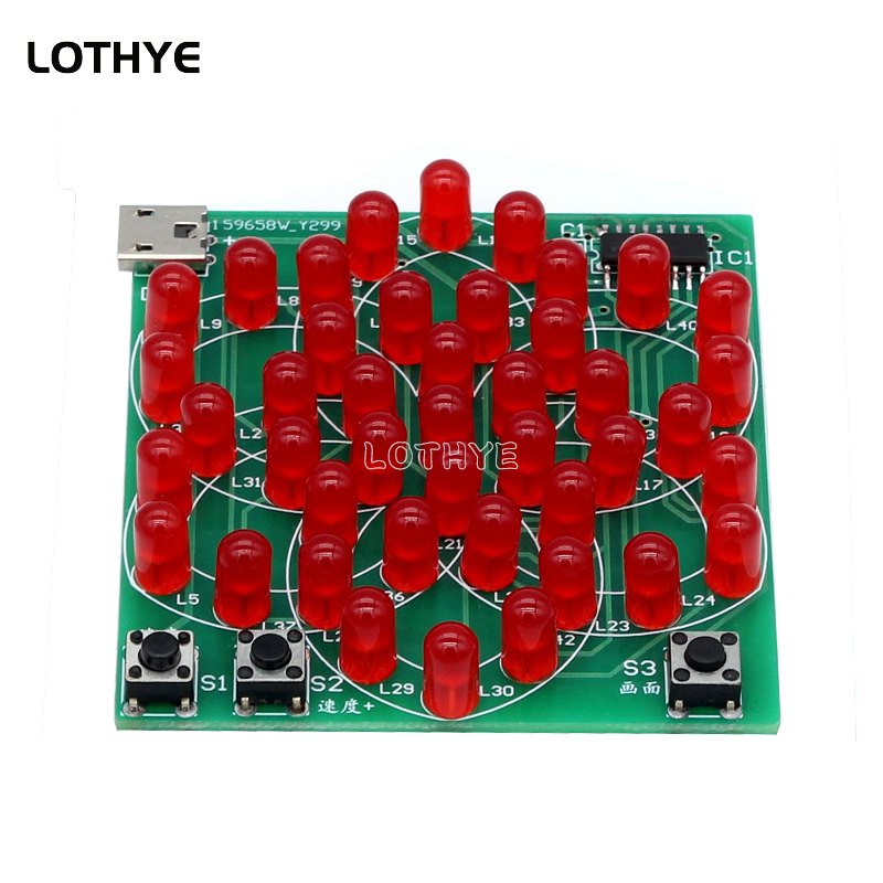 43 LED Multi Style Pattern Ele - Diy Electronics Components Kit review and price