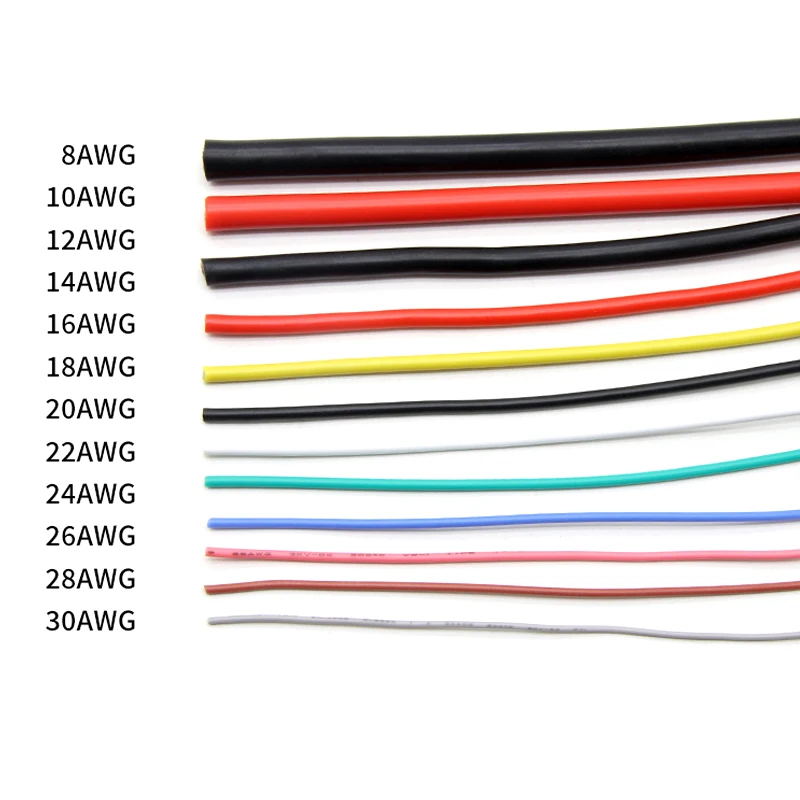 2M/5M UL3239 Silicone Wire Tin - Diy Electronics Music review and price