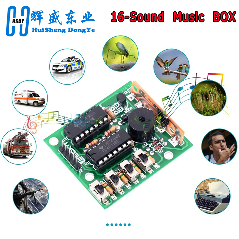 16 Music Sound Box BOX-16 Boar - Diy Electronics Components Kit review and price