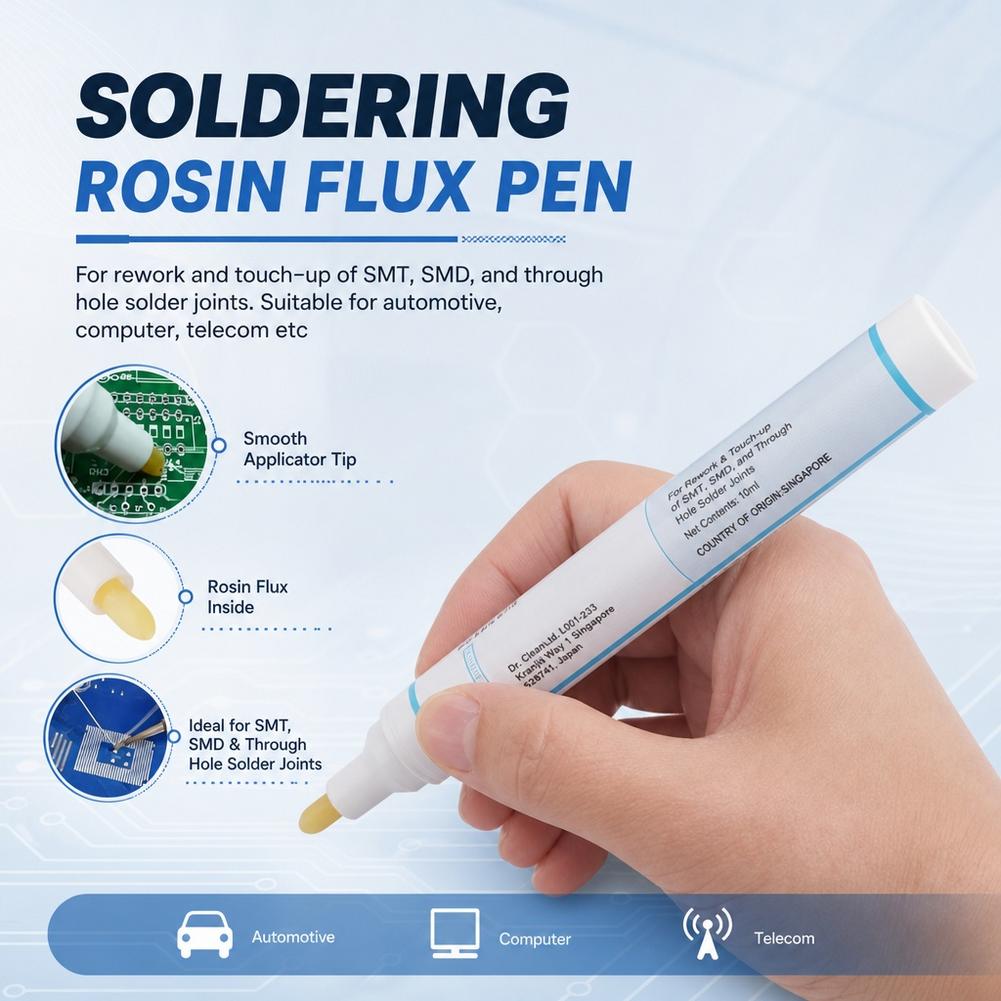 951 No‑Clean Rosin Flux Pen 10 - Flux Pen Electronics review and price