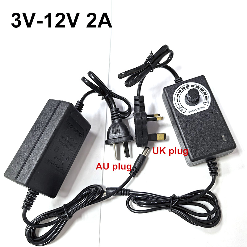 UK AU plug 3V–12V 5V 6V 9v 12v - Dc Power Supply Variable review and price