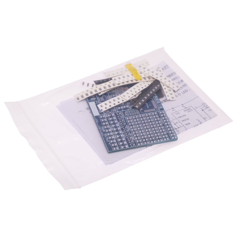 SMD NE555 CD4017 Rotating Flas - Diy Electronics Components Kit review and price