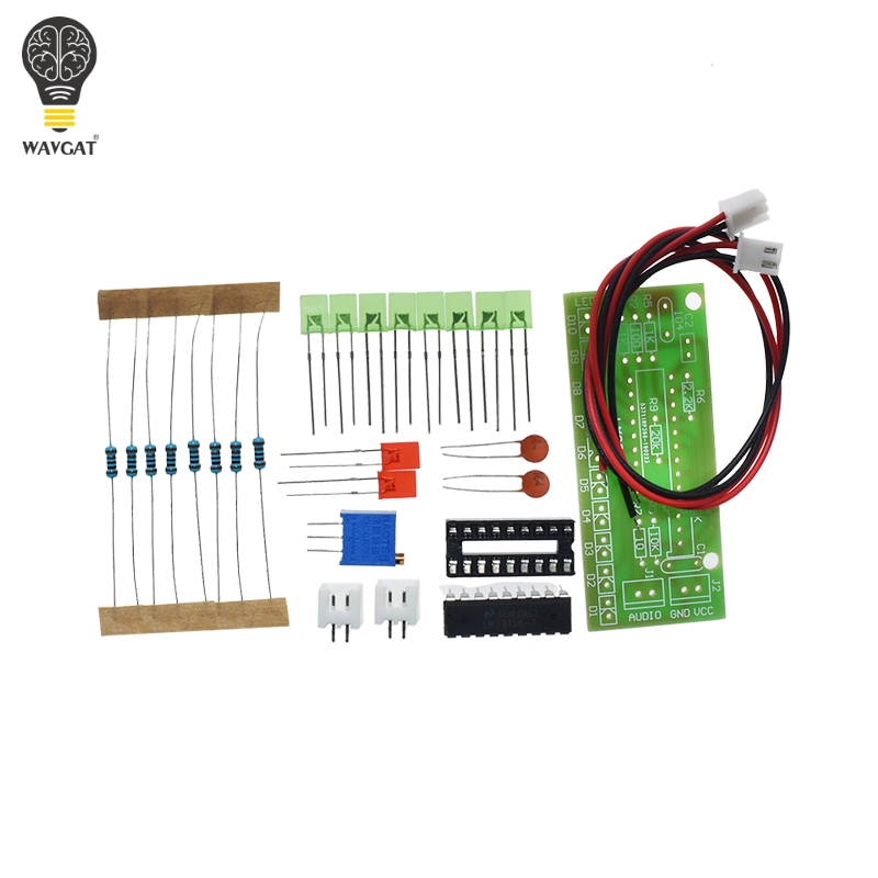 LM3915 DC 9V-12V 10 LED Sound  - Diy Audio Electronics Kit review and price