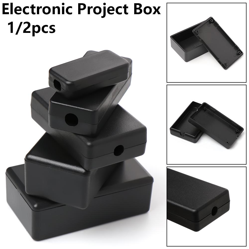 1/2pcs Plastic Waterproof Blac - Diy Waterproof Electronics review and price