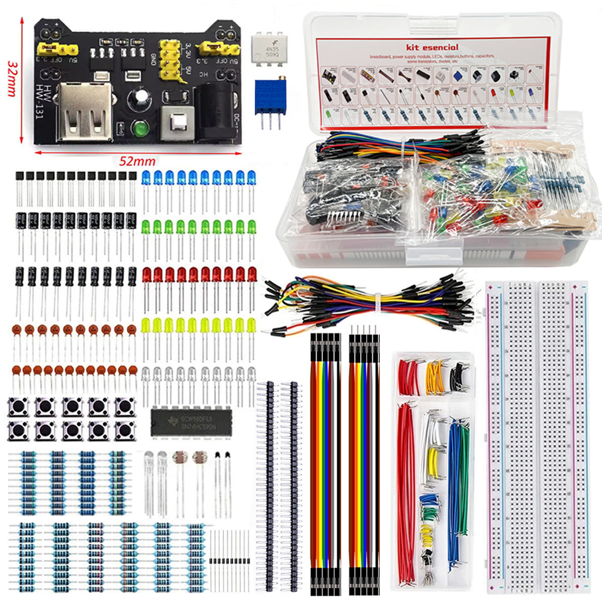 Breadboard 830 Point DIY Elect - Diy Electronics Components Kit review and price