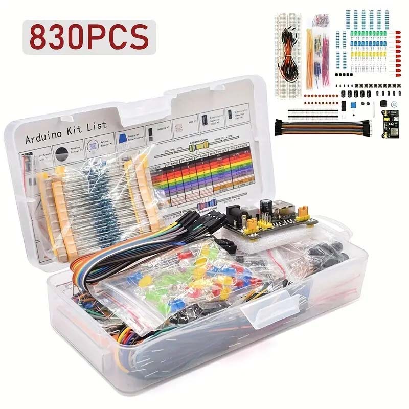 830Pcs/Box DIY Project Starter - Diy Electronics Components Kit review and price