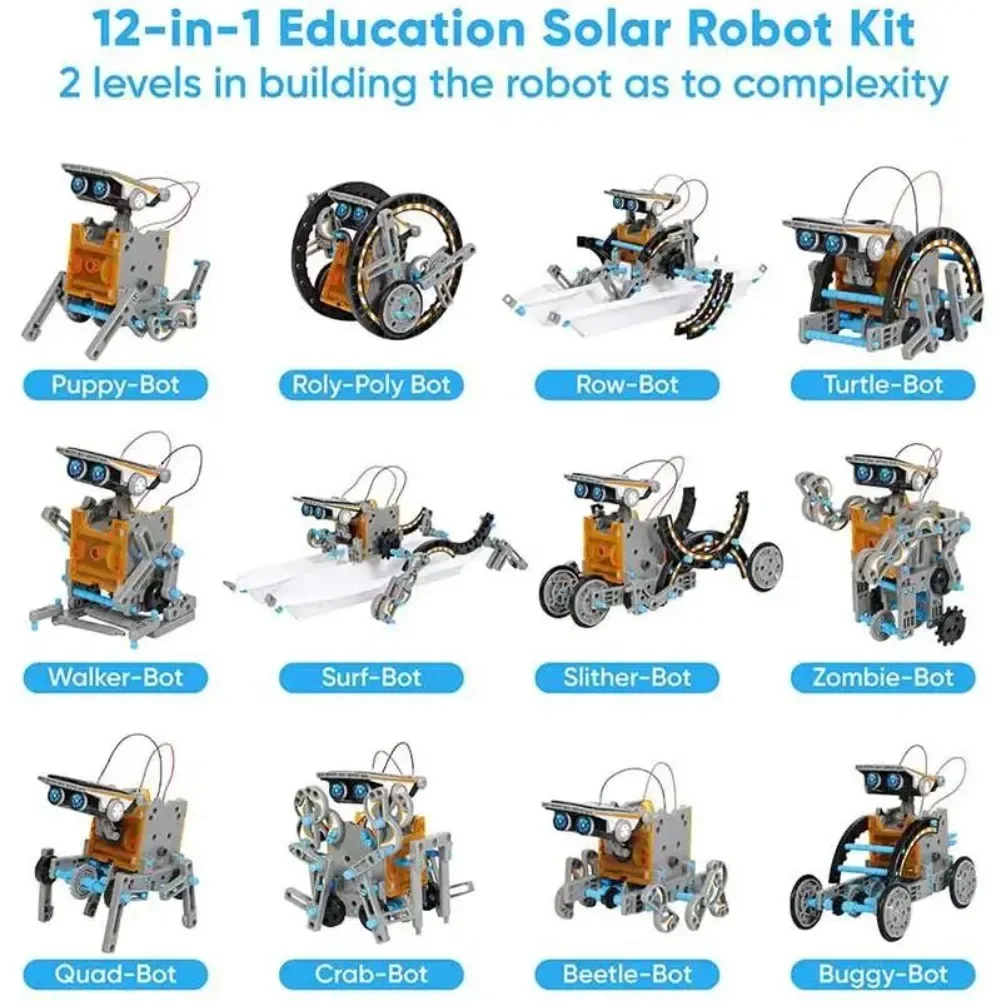 13 in 1 Solar Powered Robot Sc - Diy Electronics Components Kit review and price